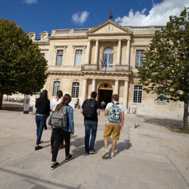 Faculté d'Avignon, archives photo par M.L. via Dauphiné Libéré